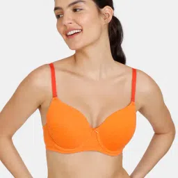 Zivame Orange Half Coverage T-Shirt Bra-image-47