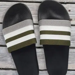 Pampy Angel Men's Olive Green Casual Slides-picture-26