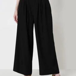 SHOWOFFFF Black Solid Trousers-picture-43