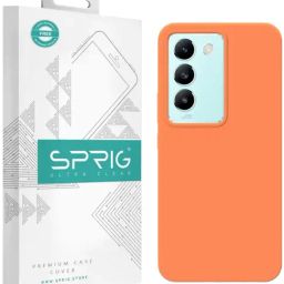 Sprig Back Cover for Vivo T3 5G (Orange)-image-62