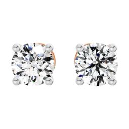 Sparkles Lab Grown Diamond 14k (585) Rose Gold Earrings for Women-picture-32
