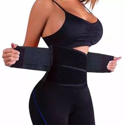 Serveuttam 32 to 46 inch Black Neoprene Waist Trimmer Belt for Women-20