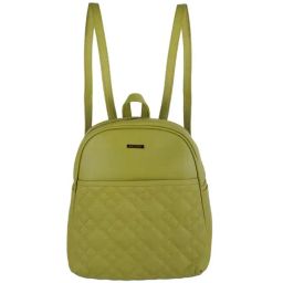 Metro Light Green Synthetic Quilted Backpack-20