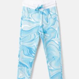 United Colors of Benetton Kids Blue Printed Trousers-picture-16