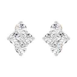 Sparkles Lab Grown Diamond 14k (585) Rose Gold Earrings for Women-picture-34