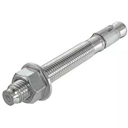 B K JAGAN & CO Zinc Plated Wedge Type Fully Threaded Design Anchor Bolts, 16x150 mm (10 Pcs)-picture-38