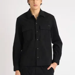 Antony Morato Black Straight Fit Shirt-image-83