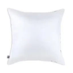 Home4U White & Green Silk Large Cushion Cover - Set of 1 image 2