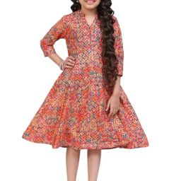 Biba Girls Offwhite Embellished Lehenga Set-image-69