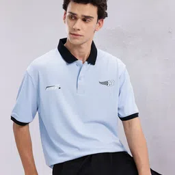 HRX by Hrithik Roshan Solid Polo Collar T-shirt-image-46
