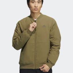 Adidas Green Regular Fit Bomber Jacket-picture-31