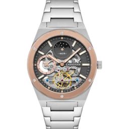 EARNSHAW ES-8291-44 Drake Dual Time Automatic Analog Watch for Men-42