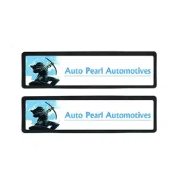 Auto Pearl Plastic Car Registration License Plate Frame Holder Compatible for All Cars-28