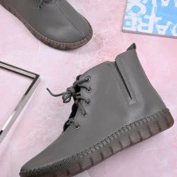 Jove Women's Grey Derby Boots-image-29