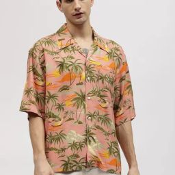 GANT Printed Cuban Collar Relaxed Fit Shirt-image-58