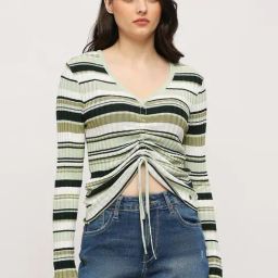 Pepe Jeans Green Striped Sweater-picture-33