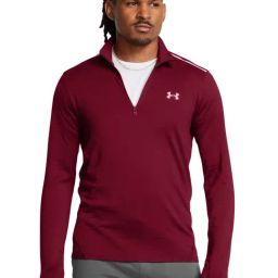 Under Armour Maroon Regular Fit Sports Jacket-image-3