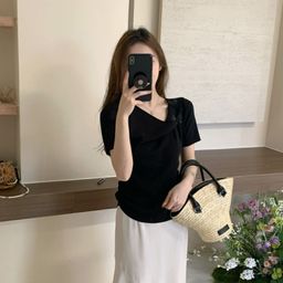 KPOP Women V-Neck Top-image-92