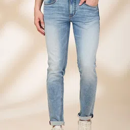 Being Human Men Classic Slim Fit Heavy Fade Stretchable Jeans-picture-17