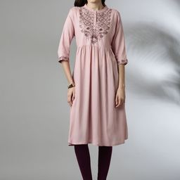Anouk Women Ethnic Motifs Embroidered Anarkali Kurta-picture-26