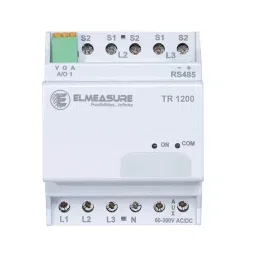 Elmeasure Single Phase AC Voltage Transducer with Dual Output Accuracy Class 0.5% and 60 to 300 V AC/DC Aux Input, TR1200D40XX1100-19