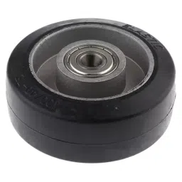 RS PRO Black Rubber Abrasion Resistant, Quiet Operation Trolley Wheel, 160kg Model No 2012768-picture-31