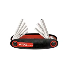 Yato YT-58832 Folding Torx Tamper proof Key 9Pcs Set Professional Hex Key Set Hex Key Wrench Set image 1