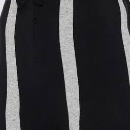 Camey Striped Round Neck Long Sleeve Woollen Sweatshirt With Trousers image 3