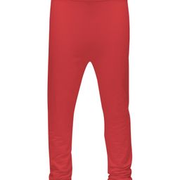 3PIN Full Length Solid Leggings - Coral Red-image-98