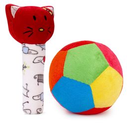 SnugglePuff Kitty Rattle (Two Sounds) & 11cm Ball Combo  Multicolor-20