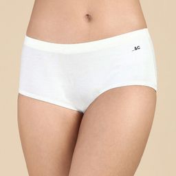 &Circus Solid Seamless Bare Hipster Panty - White-image-2