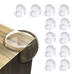 Kids Station Baby Corner Guards Transparent Silicone Safety Covers for Furniture Edges (Pack of 12, Round)-8
