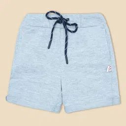 Nino Togs Cotton Looper Knit Solid Shorts - Grey-picture-45