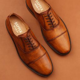 Dapper Shoes Co. Men Leather Formal Oxfords-image-97