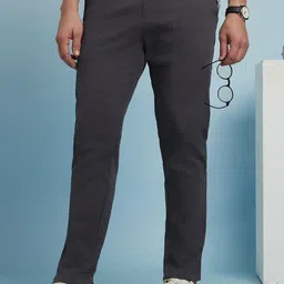 Dennis Lingo Men Straight Fit Chinos Trousers-image-95