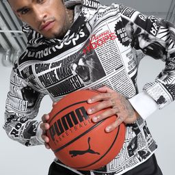 Puma Media Day Graphic Printed Relaxed Fit Basketball Hoodie-image-31