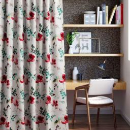 DDECOR Live Beautiful White Readymade 7 Ft. Door Curtain - Set of 1-image-48