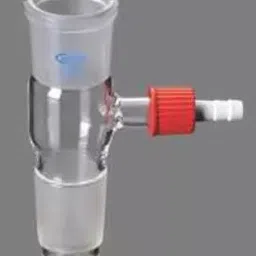 Glassco  Socket To Cone Adapter  With Side Arm & Screw Thread 039.202.06-12