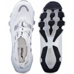 Atom Men's Spring Edge Alpha 2 White Running Shoes image 4