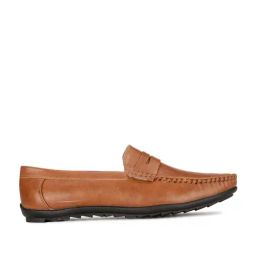 Bata Men's DRIFT 1 BOSS E Tan Loafers-image-7