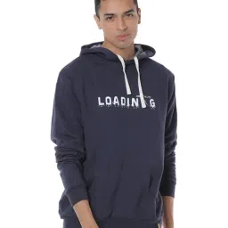 Campus Sutra Blue Hooded Sweatshirt-picture-22
