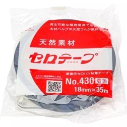 NICHIBAN Cellulose Tape Colored Red 12 mm x 35 m, No.430 (Pack of 10 Roll)-image-28