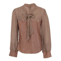 Cutecumber Kids Brown Printed  Top-image-88