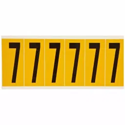 BRADY Non-Reflective Gothic Number Label 7 Character included, 24UZ05-image-85