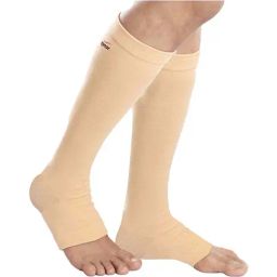 Tynor I16 Compression Stocking Below Knee Medium (Beige)-image-0