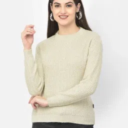 Crimsoune Club Beige Slim fit Sweater-image-60