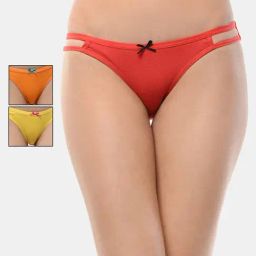Leading Lady Multicolor Bikini Panty (Pack Of 3)-image-59