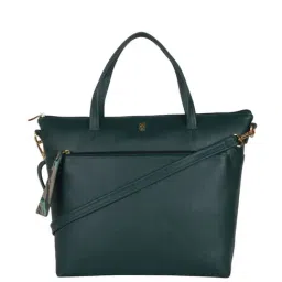 Baggit Green Solid Large Handbag-image-47