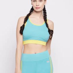 Clovia Blue Sports Bra-image-15