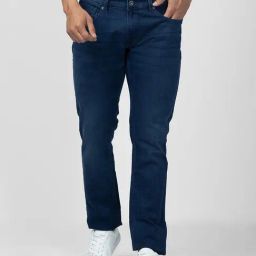Spykar Indigo Blue Cotton Slim Fit Jeans-image-60